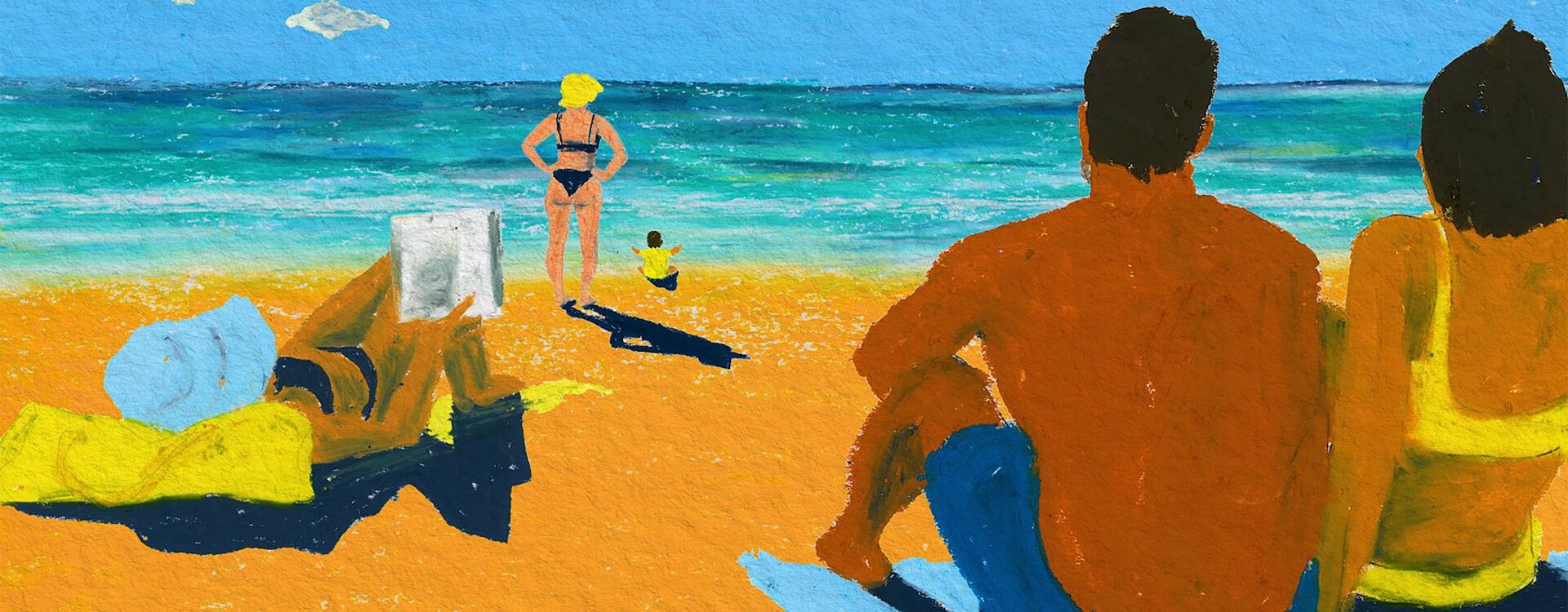 Like a line In the sand